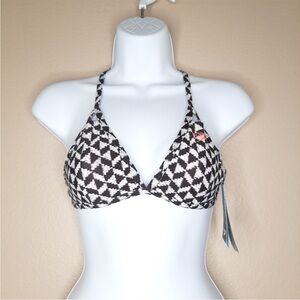 Speedo graphic print bikini top